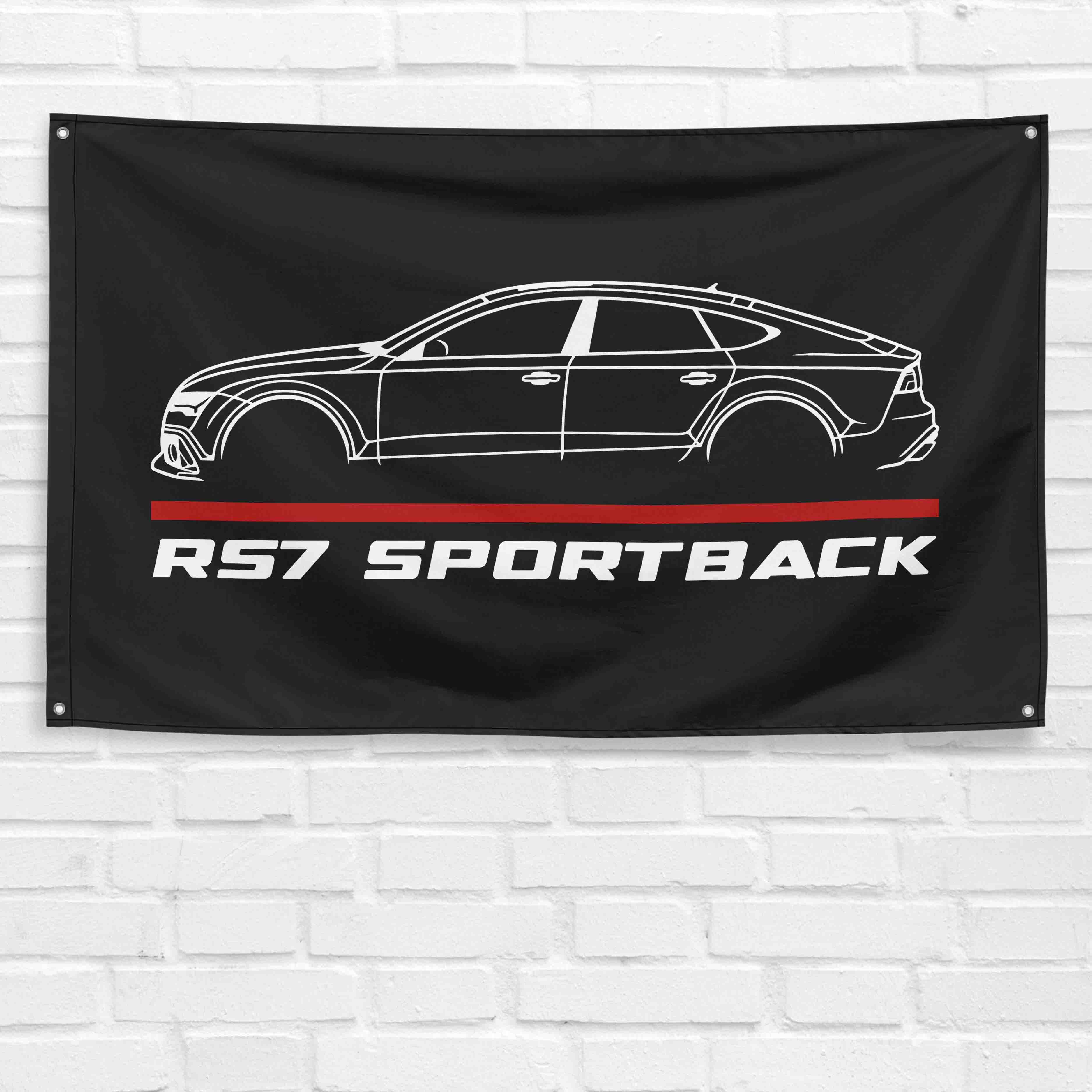 RS7 Sportback 2016 3x5 ft Flag Garage Wall Decor Birthday Gift Banner