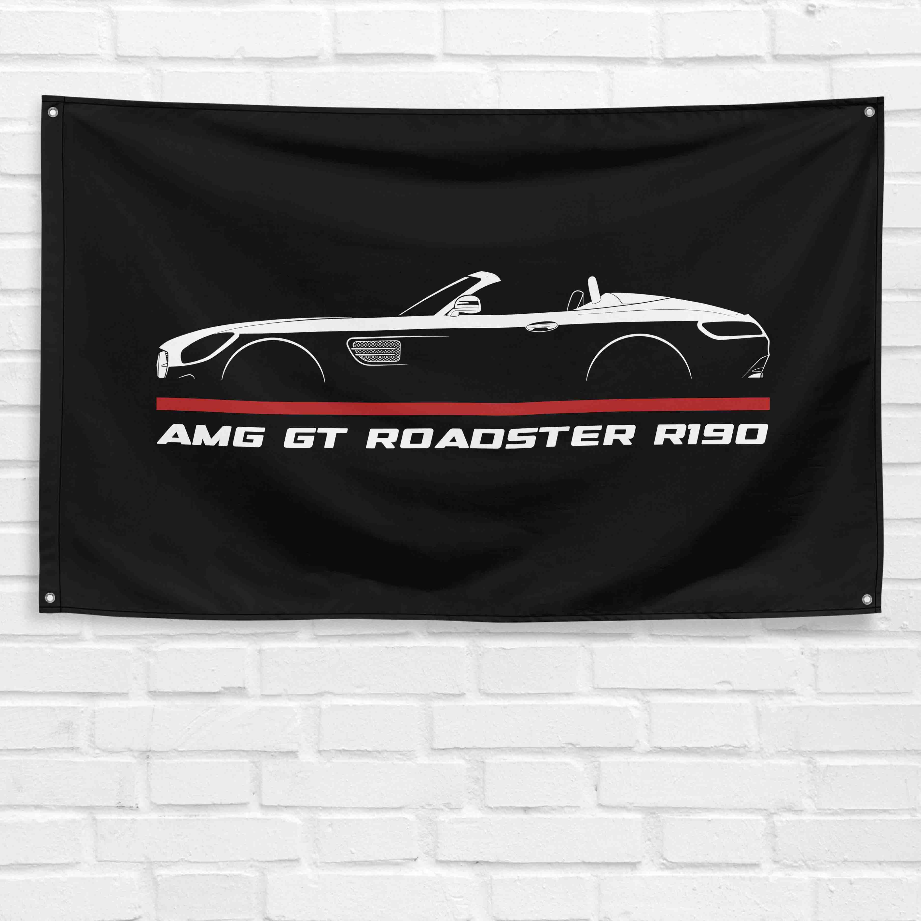 AMG GT Roadster R190 2020 3x5 ft Flag Garage Wall Decor Birthday Gift Banner