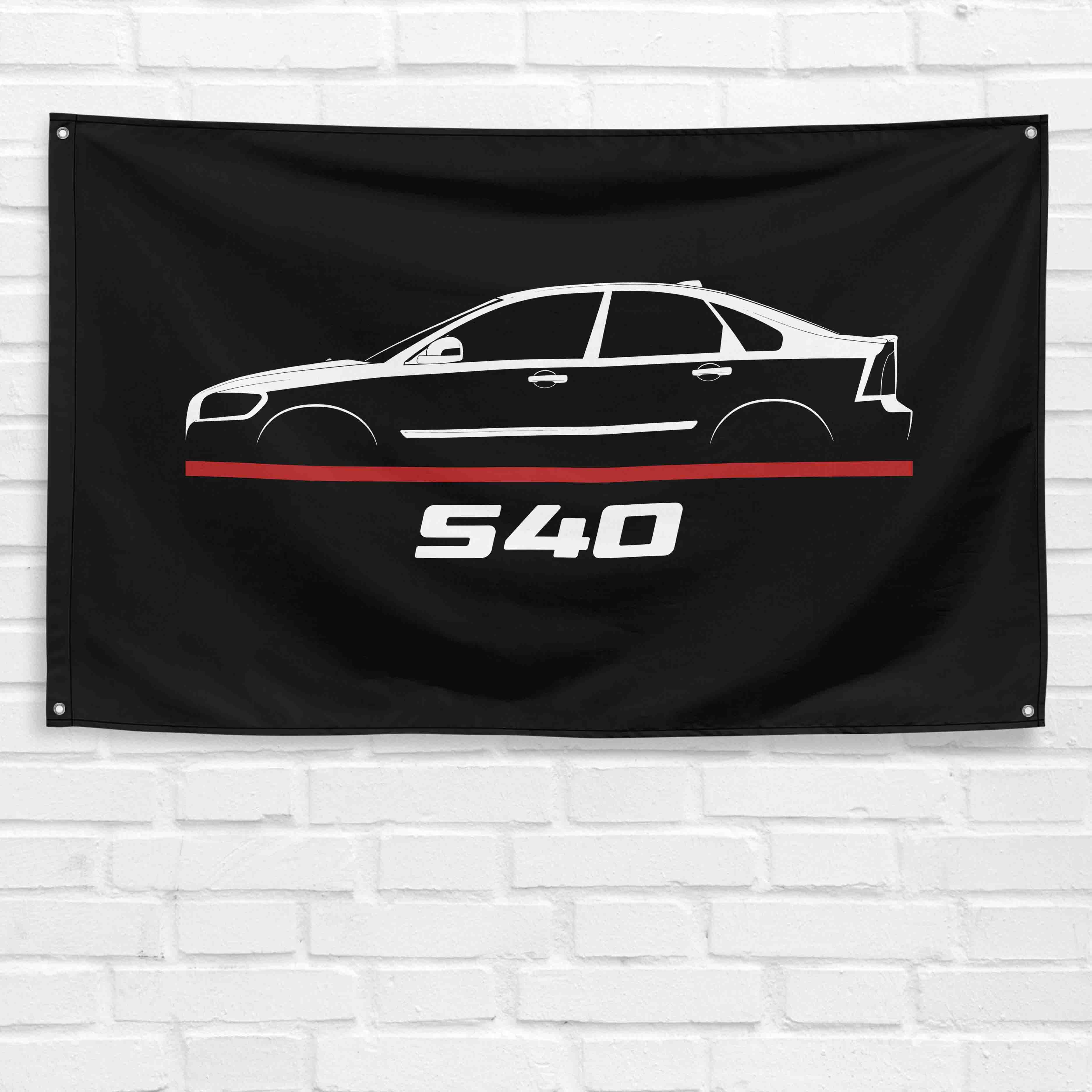 S40 2004-2012 3x5 ft Flag Garage Wall Decor Birthday Gift Banner