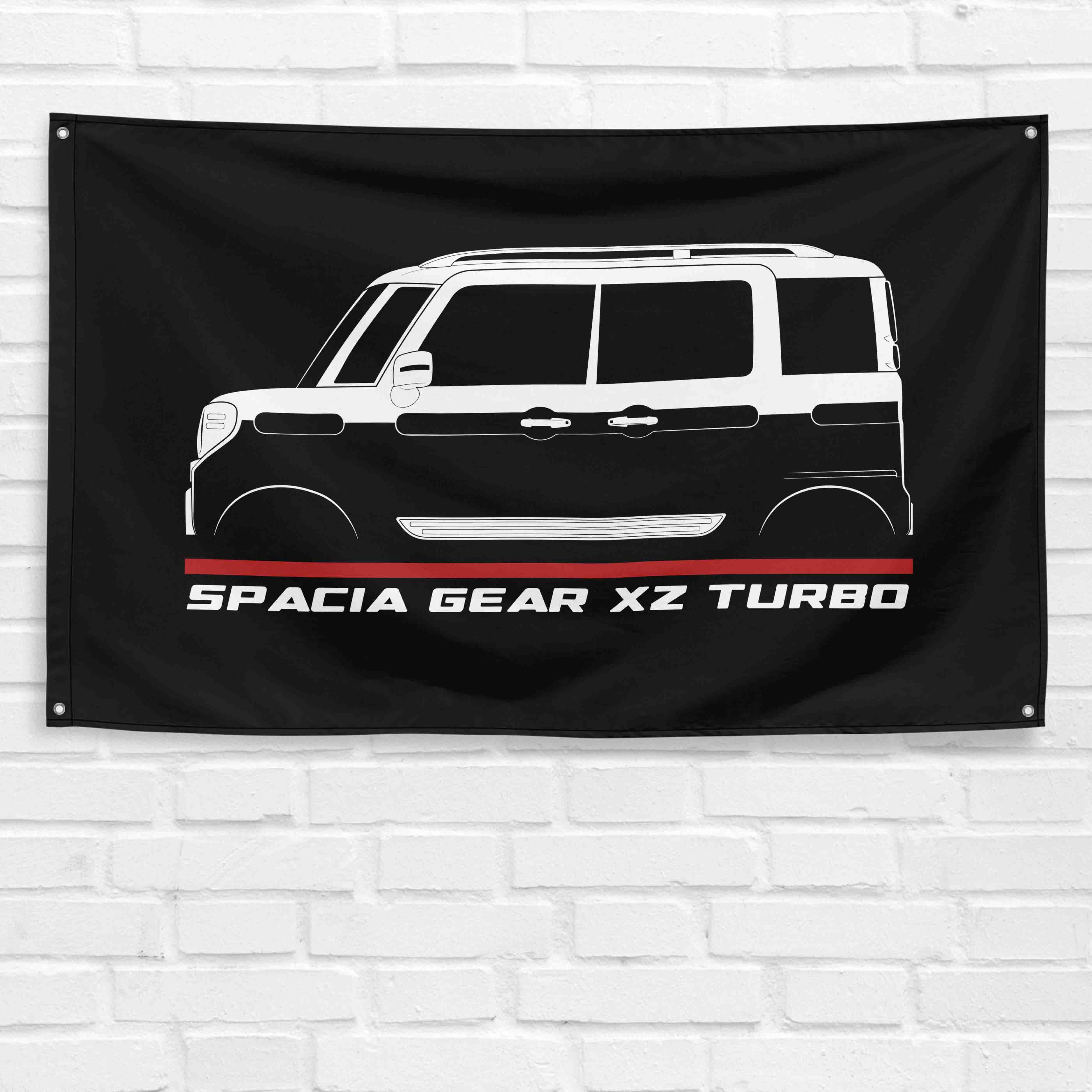 Spacia GEAR XZ Turbo 2018-2022 3x5 ft Flag Garage Wall Decor Banner