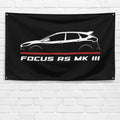 Focus RS Mk III 2019-2022 3x5 ft Flag Garage Wall Decor Birthday Gift Banner