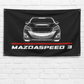 Mazdaspeed3 Sport 2010 3x5 ft Flag Garage Wall Decor Birthday Gift Banner