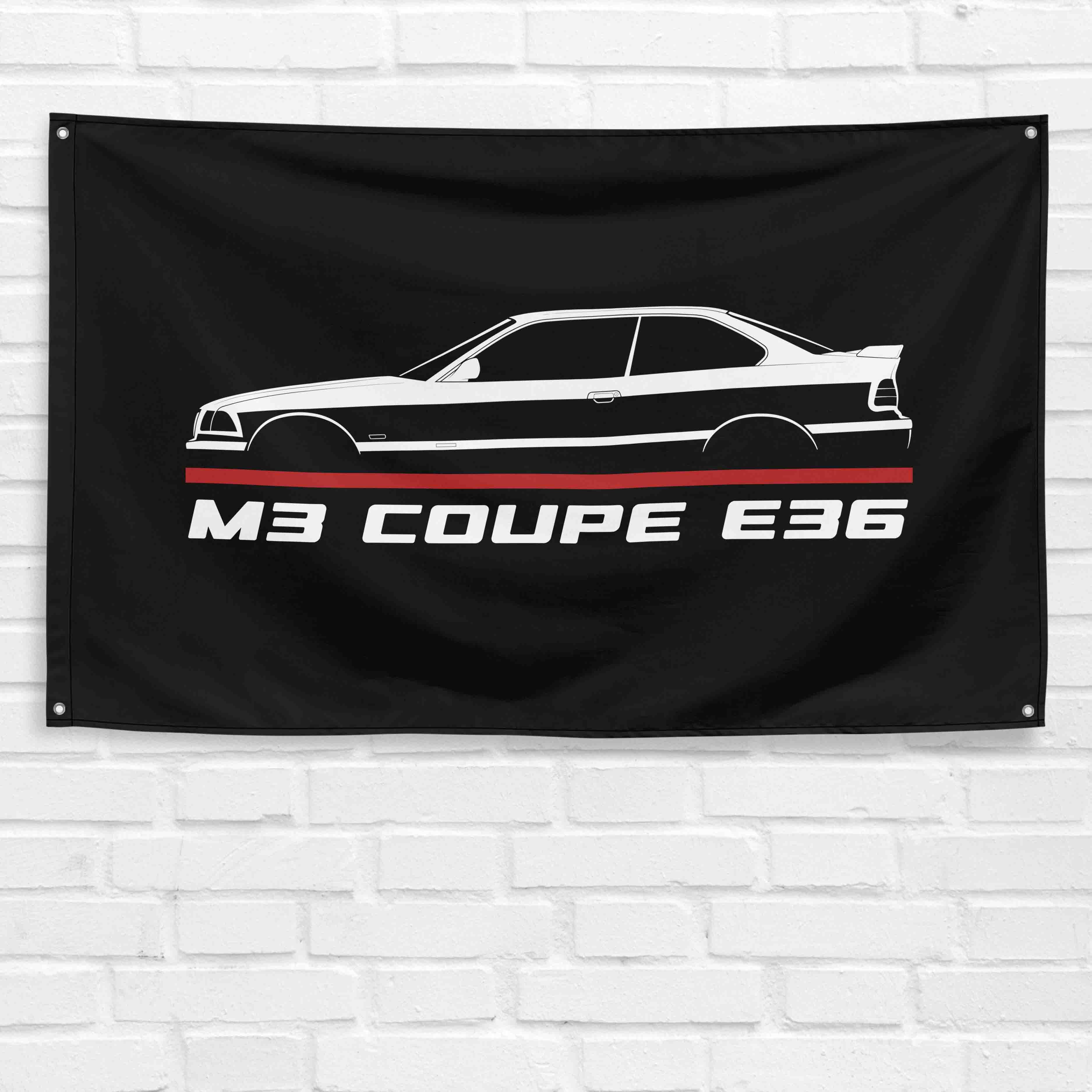 M3 Coupe E36 1992-1999 3x5 ft Flag Garage Wall Decor Birthday Gift Banner
