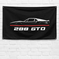 288 GTO 1984-1987 3x5 ft Flag Garage Wall Decor Birthday Gift Banner