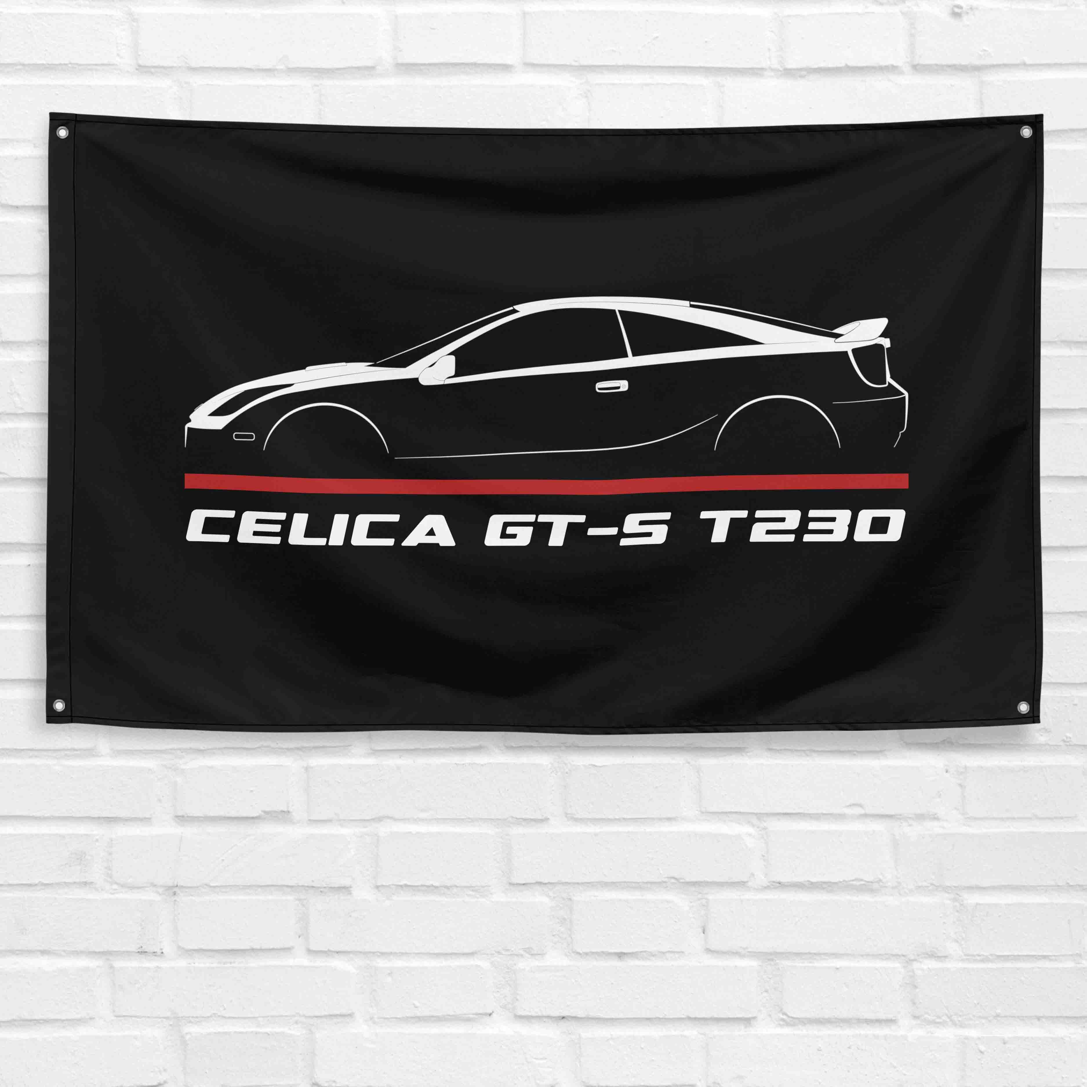 Celica GT-S T230 1999-2006 3x5 ft Flag Garage Wall Decor Birthday Gift Banner