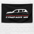 Compass MK 2007-2017 3x5 ft Flag Garage Wall Decor Birthday Gift Banner