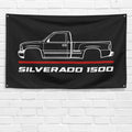 Silverado 1500 Truck 2000 3x5 ft Flag Garage Wall Decor Birthday Gift Banner