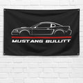 Mustang Bullitt 2001 3x5 ft Flag Garage Wall Decor Birthday Gift Banner