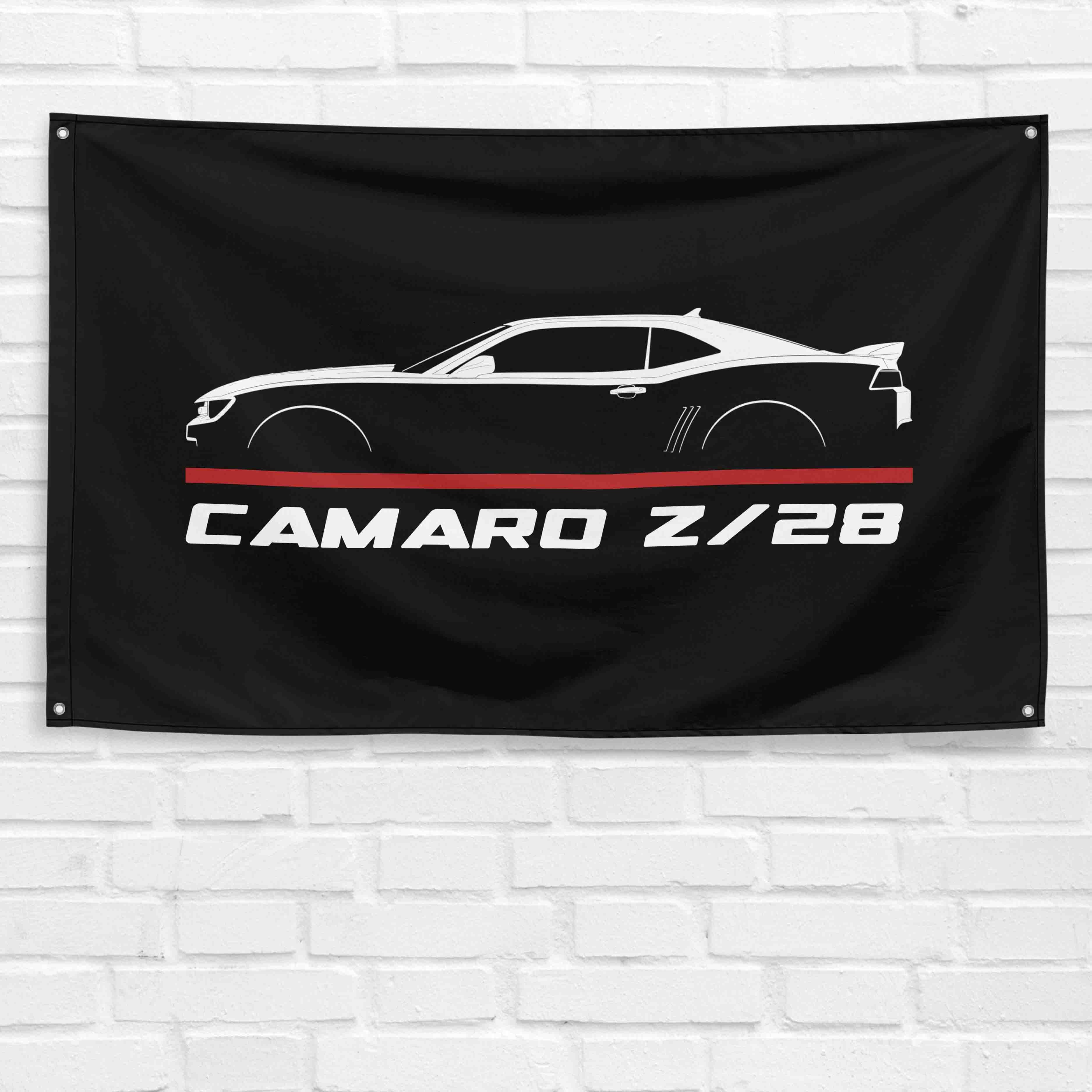 Camaro Z28 2014-2016 3x5 ft Flag Garage Wall Decor Birthday Gift Banner