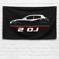 2 DJ 2014-2020 3x5 ft Flag Garage Wall Decor Birthday Gift Banner