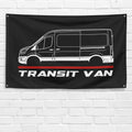 Transit Van Delivery 3x5 ft Flag Garage Wall Decor Birthday Gift Banner