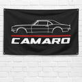 Camaro 1967 3x5 ft Flag Garage Wall Decor Birthday Gift Banner