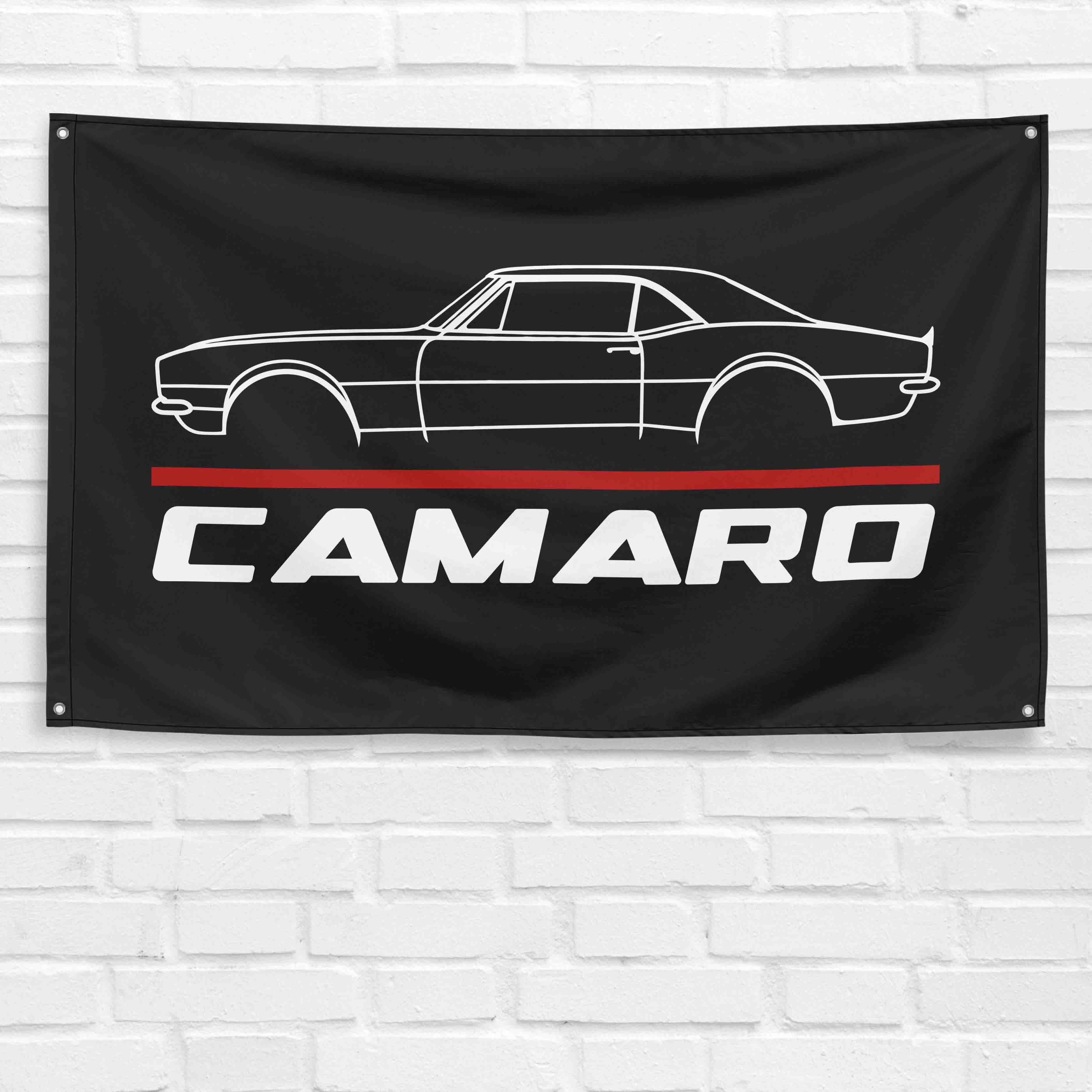 Camaro 1967 3x5 ft Flag Garage Wall Decor Birthday Gift Banner