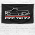 1500 Truck 1989 3x5 ft Flag Garage Wall Decor Birthday Gift Banner