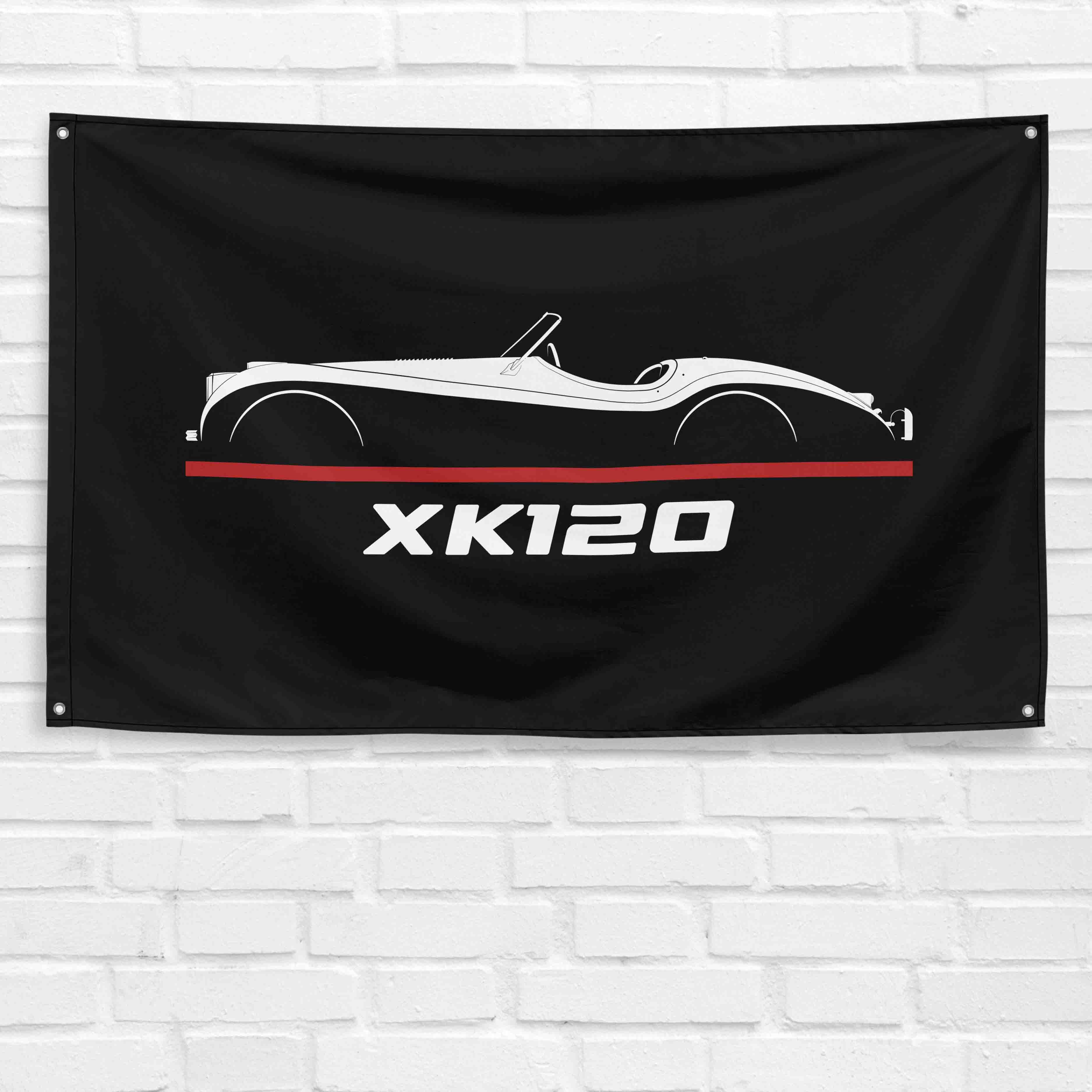 XK120 1948-1954 3x5 ft Flag Garage Wall Decor Birthday Gift Banner