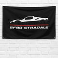 SF90 Stradale 2009-2022 3x5 ft Flag Garage Wall Decor Birthday Gift Banner