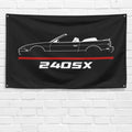 240SX Convertible 1993 3x5 ft Flag Garage Wall Decor Birthday Gift Banner