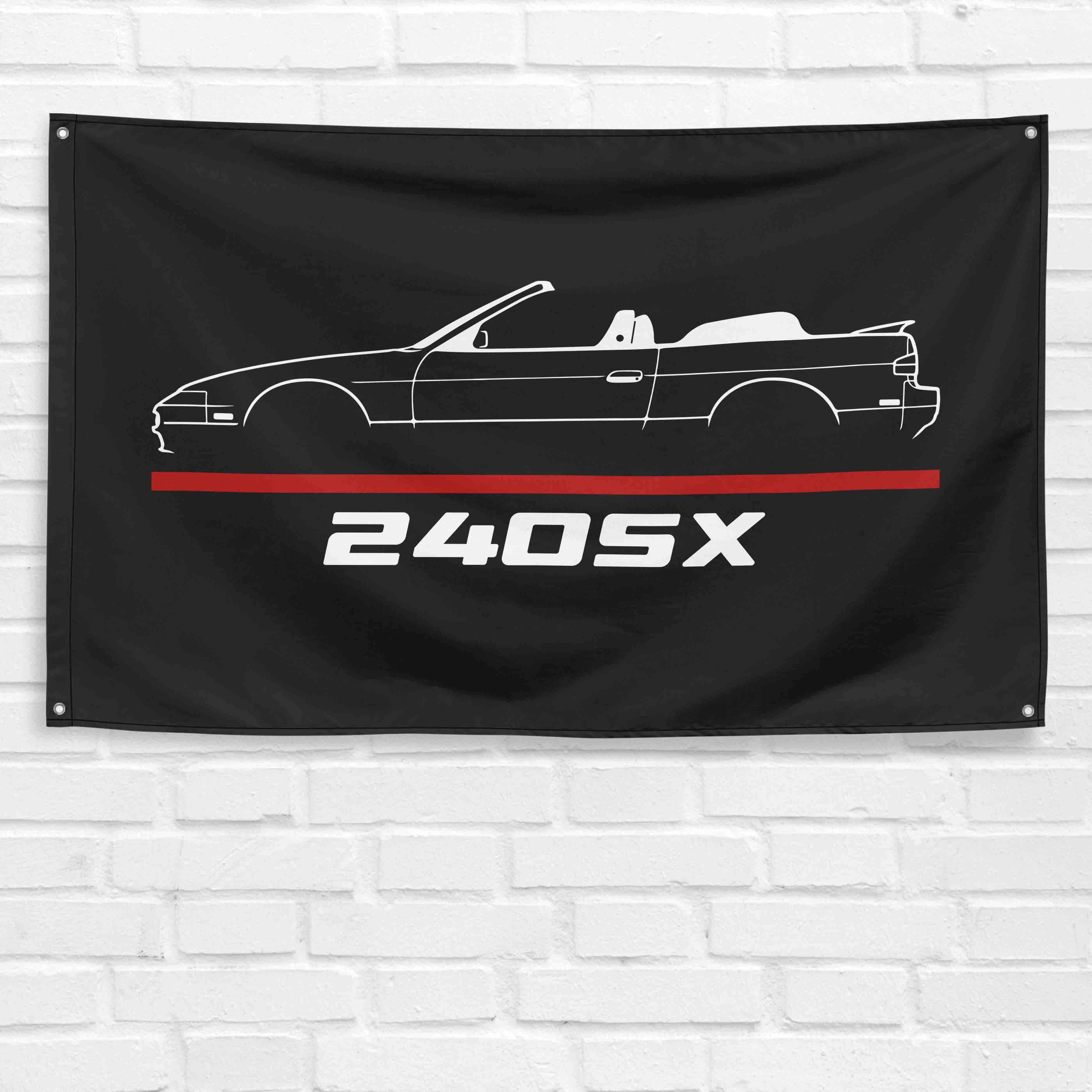 240SX Convertible 1993 3x5 ft Flag Garage Wall Decor Birthday Gift Banner