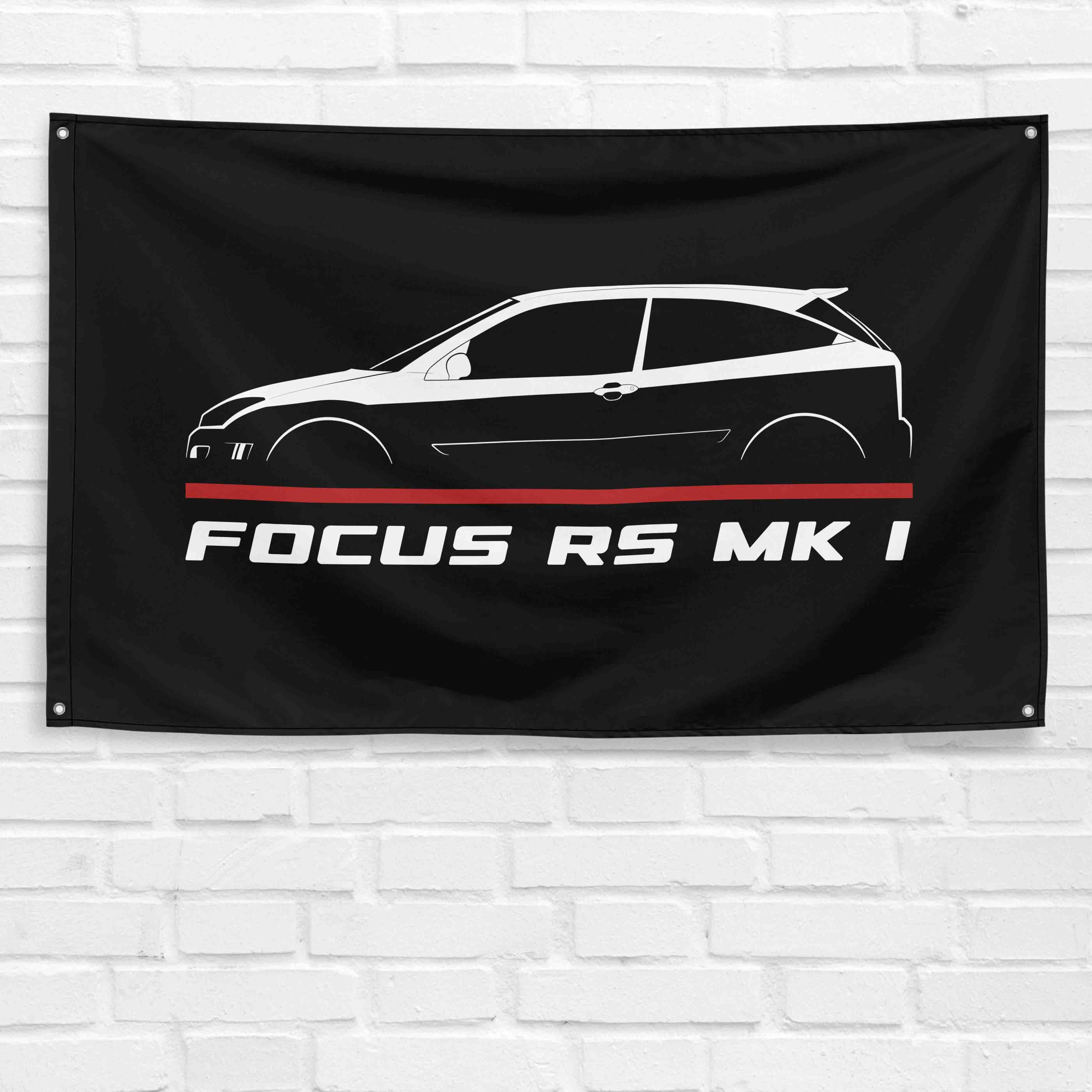 Focus RS Mk I 2002-2003 3x5 ft Flag Garage Wall Decor Birthday Gift Banner