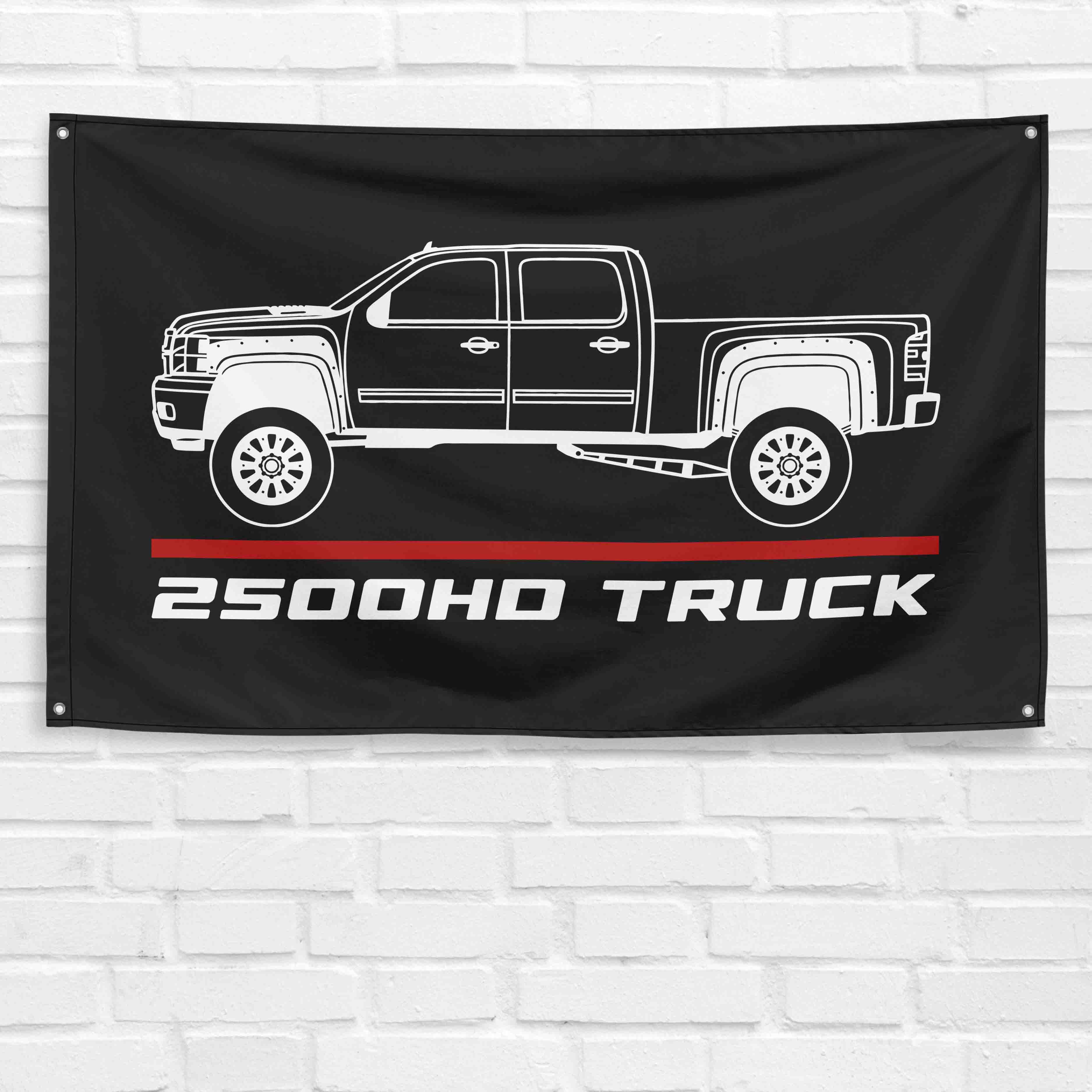2500HD Truck 2011 3x5 ft Flag Garage Wall Decor Birthday Gift Banner