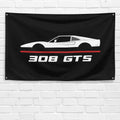 308 GTS 1975-1985 3x5 ft Flag Garage Wall Decor Birthday Gift Banner