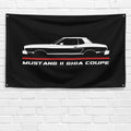 Mustang II Ghia Coupe 1974-1978 3x5 ft Flag Garage Wall Decor Banner