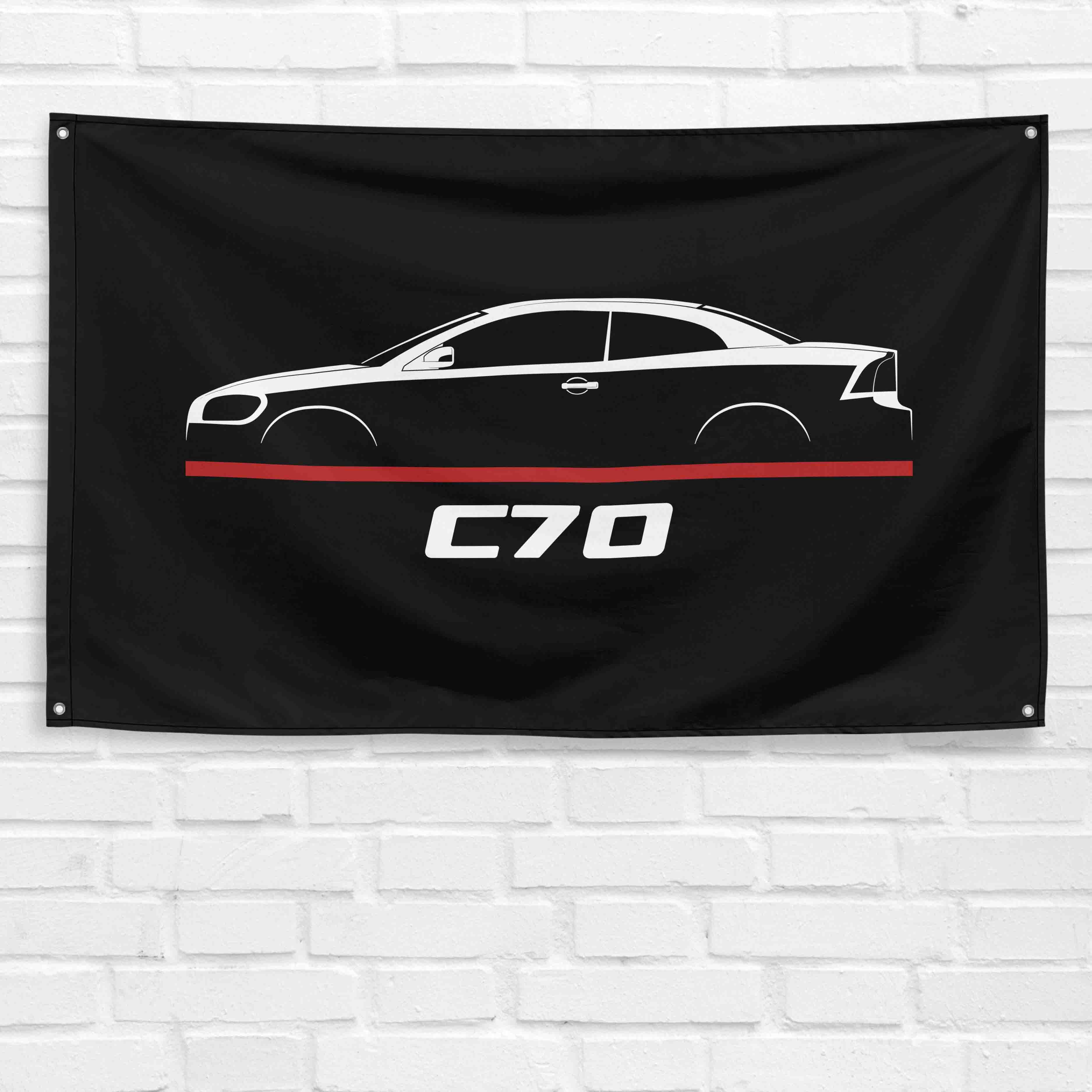 C70 2005-2009 3x5 ft Flag Garage Wall Decor Birthday Gift Banner