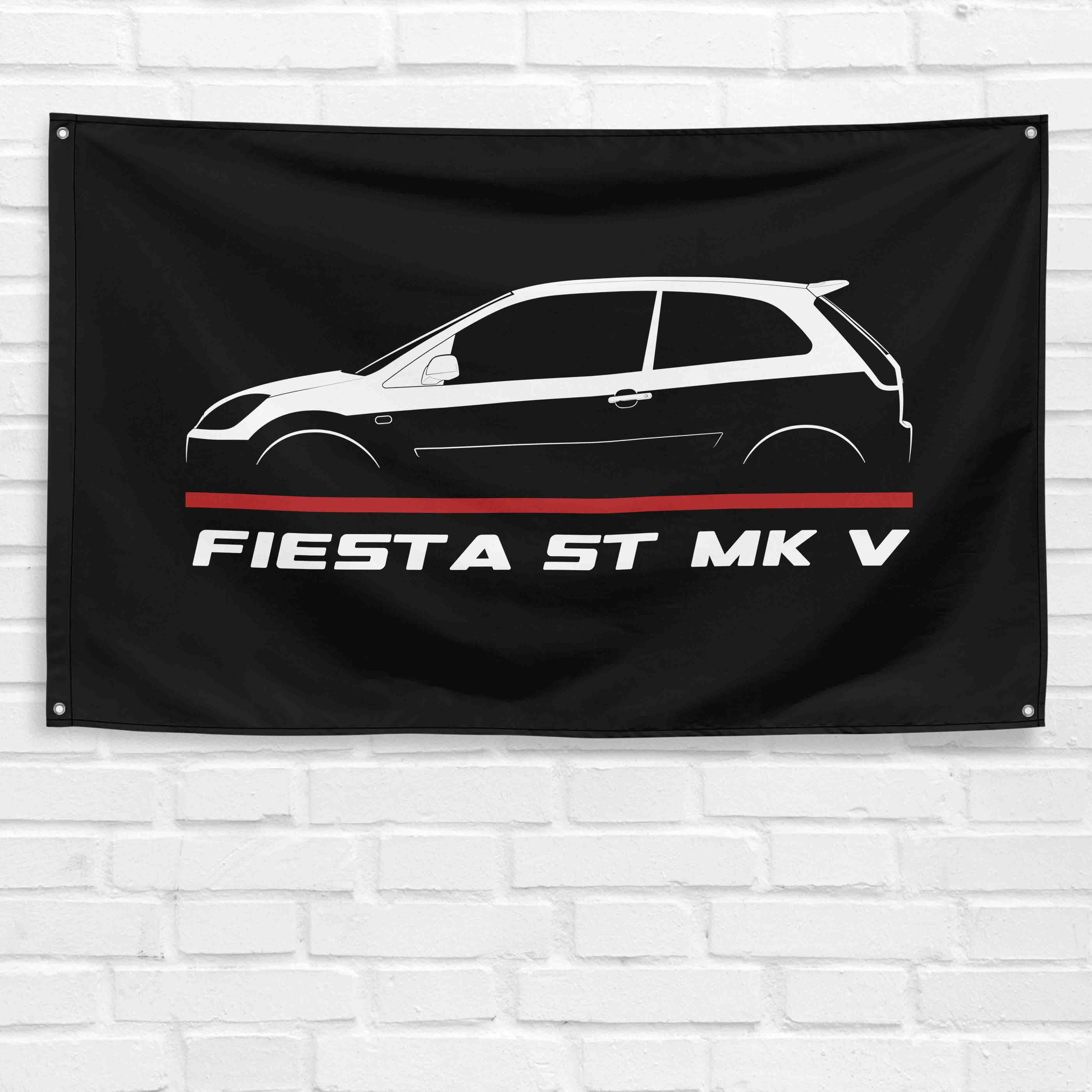 Fiesta ST Mk V 2004-2008 3x5 ft Flag Garage Wall Decor Birthday Gift Banner