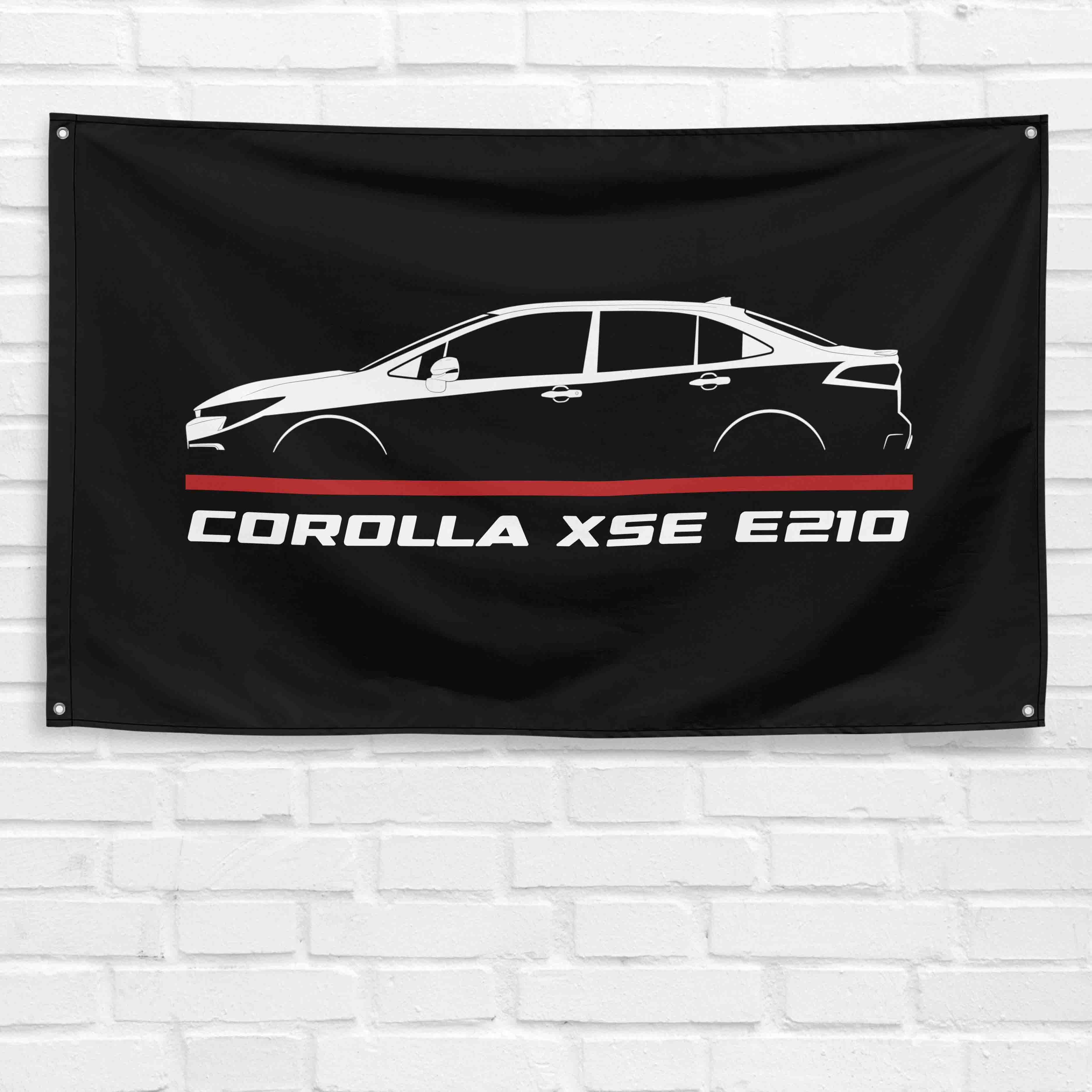 Corolla XSE E210 2020-2023 3x5 ft Flag Garage Wall Decor Birthday Gift Banner