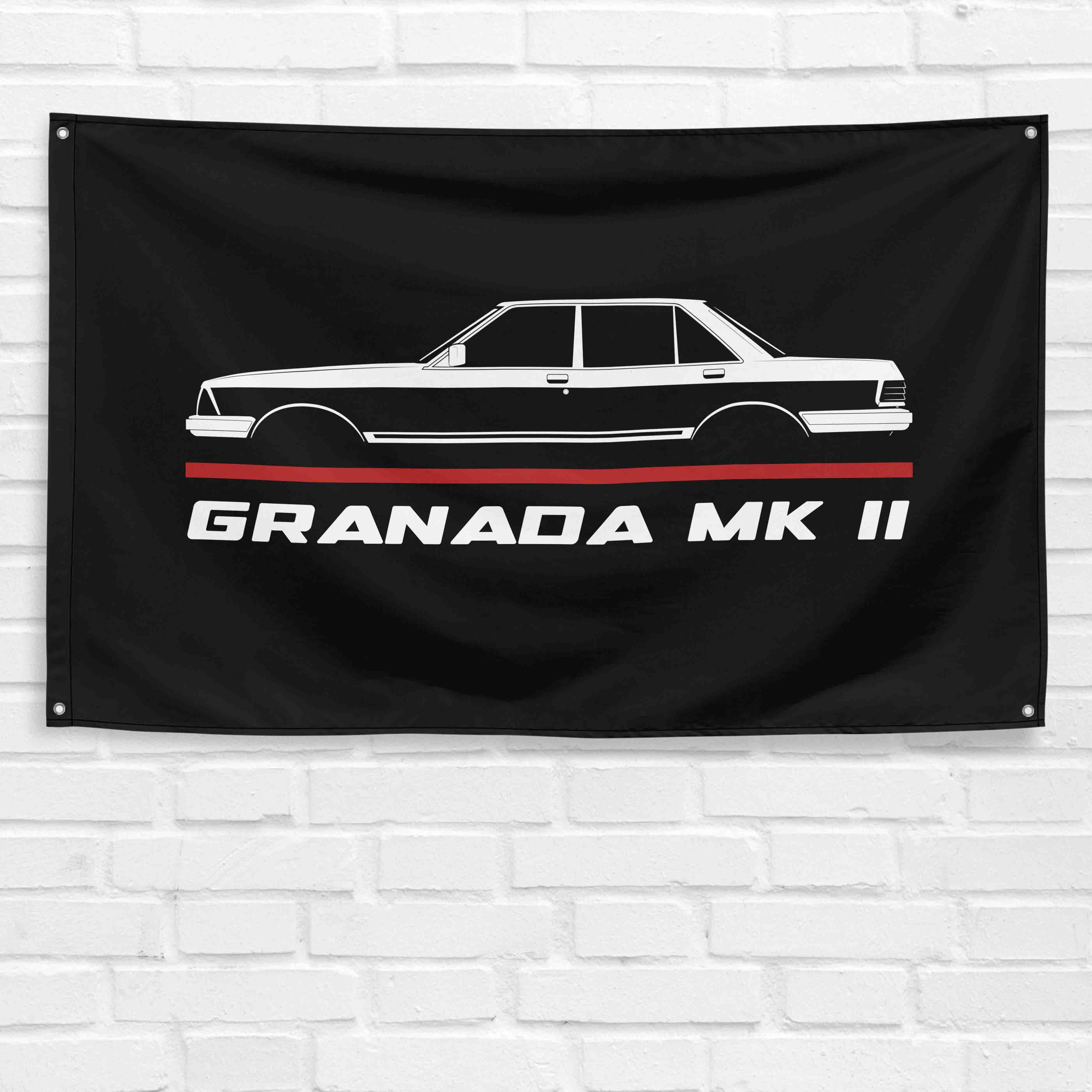 Granada Mk II 1977-1985 3x5 ft Flag Garage Wall Decor Birthday Gift Banner