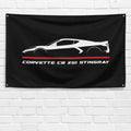 Corvette C8 Z51 Stingray 2019-2022 3x5 ft Flag Garage Wall Decor Banner