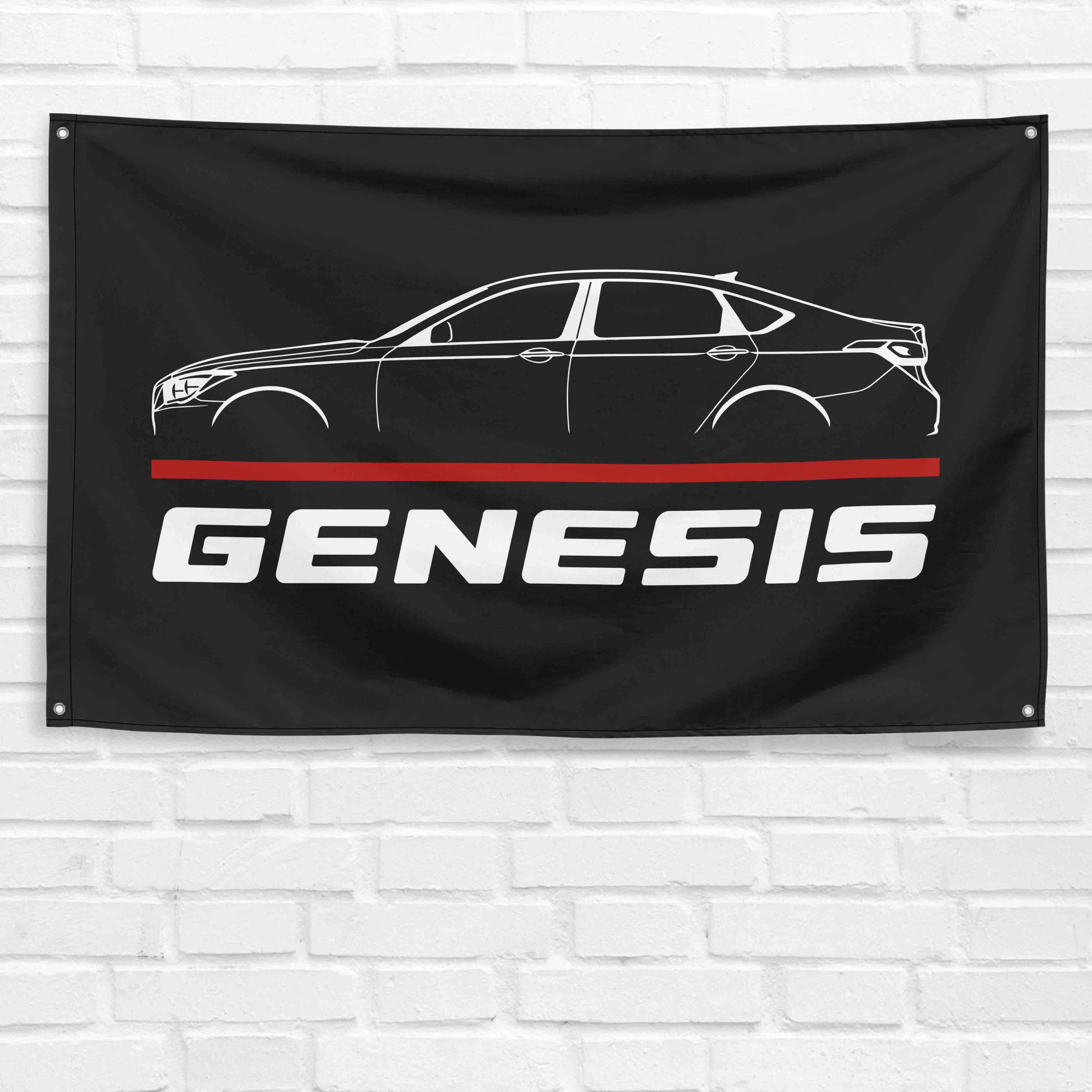 Genesis 2014 3x5 ft Flag Garage Wall Decor Birthday Gift Banner
