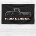F100 Classic Truck 1956 3x5 ft Flag Garage Wall Decor Birthday Gift Banner