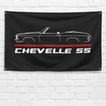 Chevelle SS Convertible 1970 3x5 ft Flag Garage Wall Decor Birthday Gift Banner