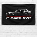 F-Pace SVR 2022 3x5 ft Flag Garage Wall Decor Birthday Gift Banner