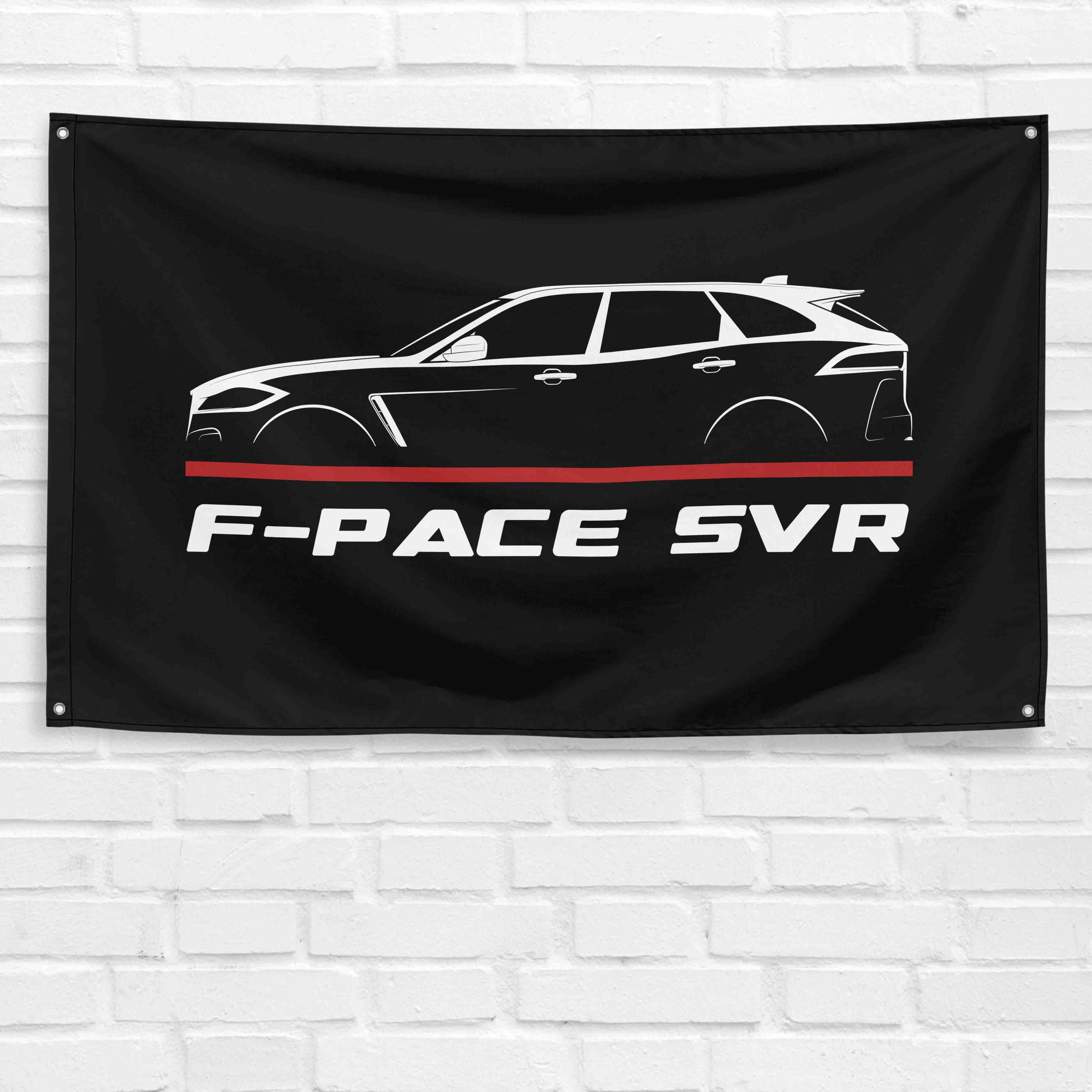 F-Pace SVR 2022 3x5 ft Flag Garage Wall Decor Birthday Gift Banner