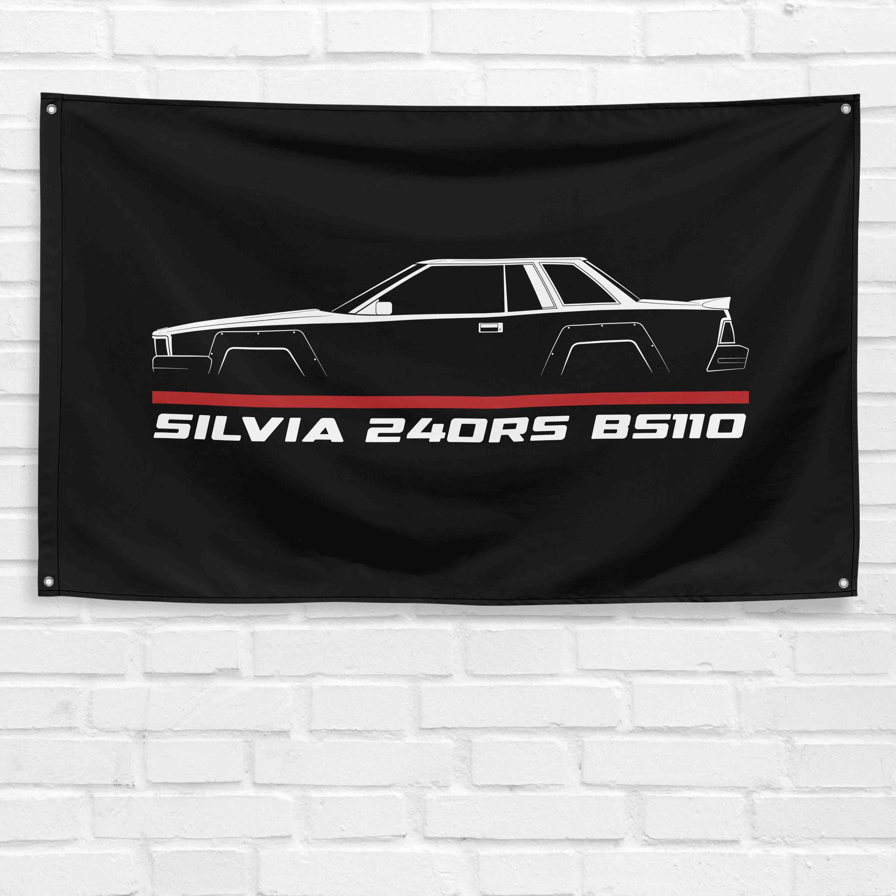 Silvia 240RS BS110 1983-1985 3x5 ft Flag Garage Wall Decor Birthday Gift Banner