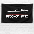 RX-7 FC 1985-1992 3x5 ft Flag Garage Wall Decor Birthday Gift Banner