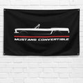 Mustang Convertible 1964-1966 3x5 ft Flag Garage Wall Decor Birthday Gift Banner