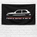 Fiesta Zetec S Mk IV 1995-2002 3x5 ft Flag Garage Wall Decor Banner