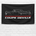 Coupe Deville 1957 3x5 ft Flag Garage Wall Decor Birthday Gift Banner