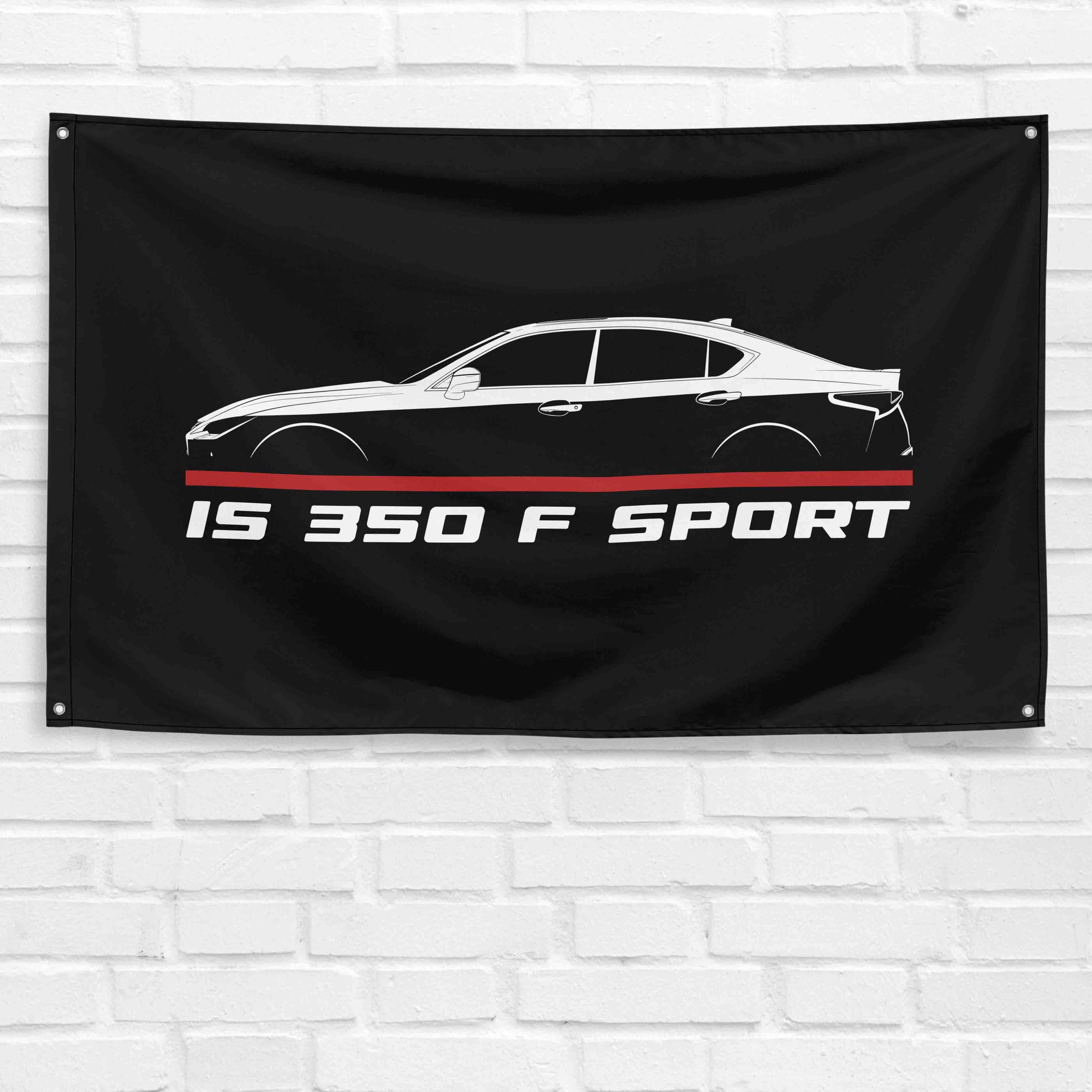 IS 350 F Sport 2021 3x5 ft Flag Garage Wall Decor Birthday Gift Banner