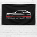 Corolla Liftback TE70 1979-1982 3x5 ft Flag Garage Wall Decor Banner