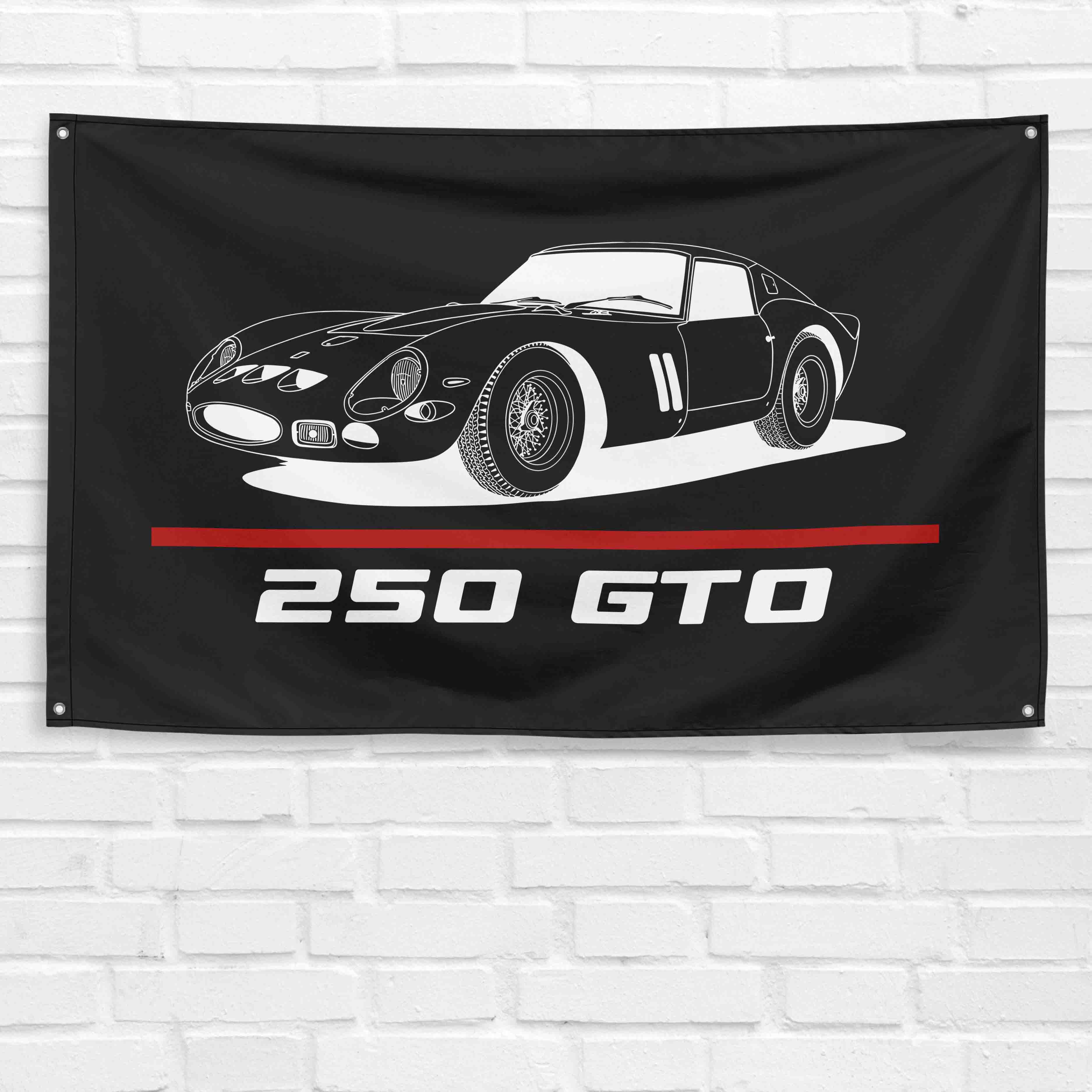 250 GTO Classic 3x5 ft Flag Garage Wall Decor Birthday Gift Banner
