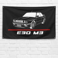 E30 M3 3x5 ft Flag Garage Wall Decor Birthday Gift Banner