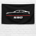 S90 2016-2022 3x5 ft Flag Garage Wall Decor Birthday Gift Banner