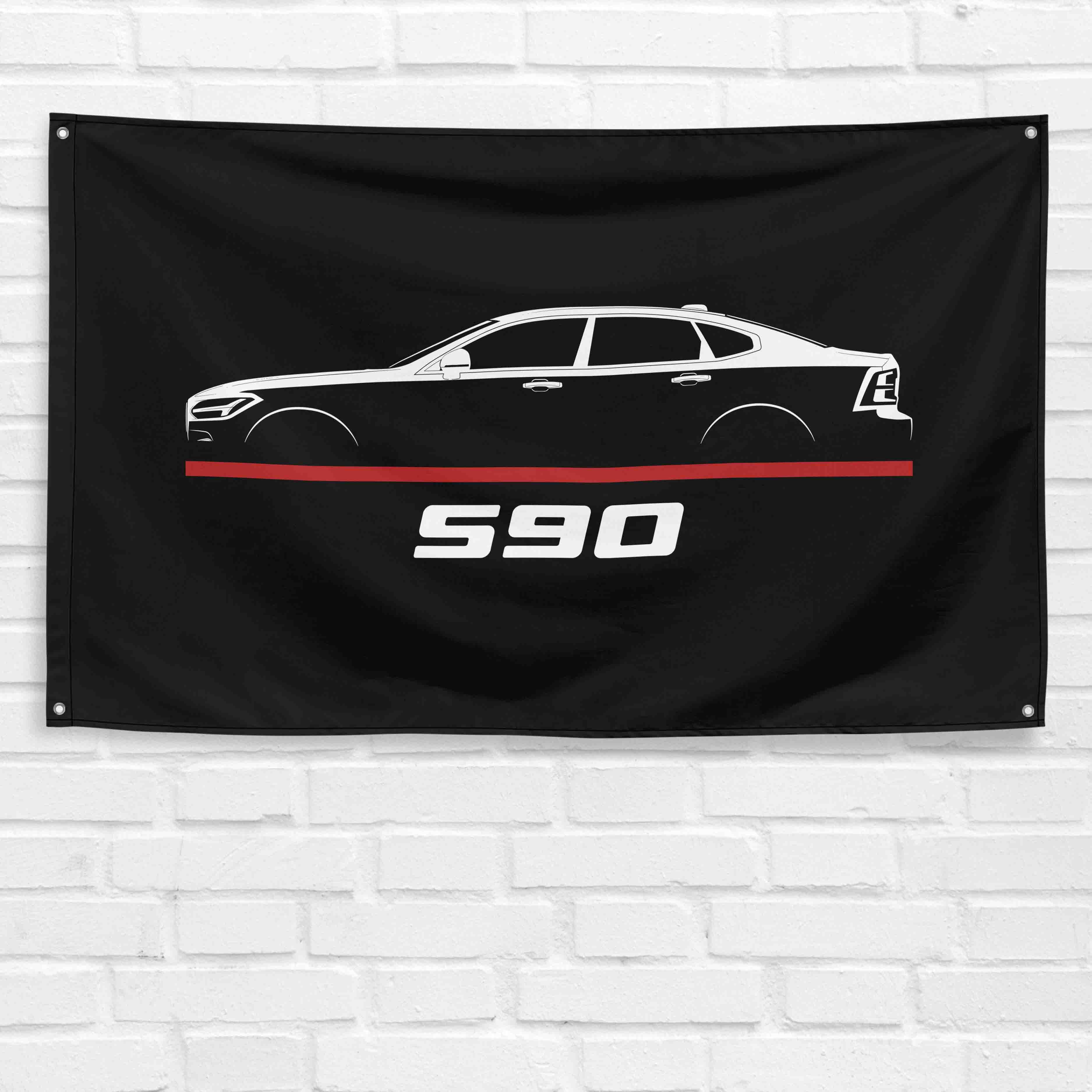 S90 2016-2022 3x5 ft Flag Garage Wall Decor Birthday Gift Banner
