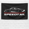 Speedtail 3x5 ft Flag Garage Wall Decor Birthday Gift Banner