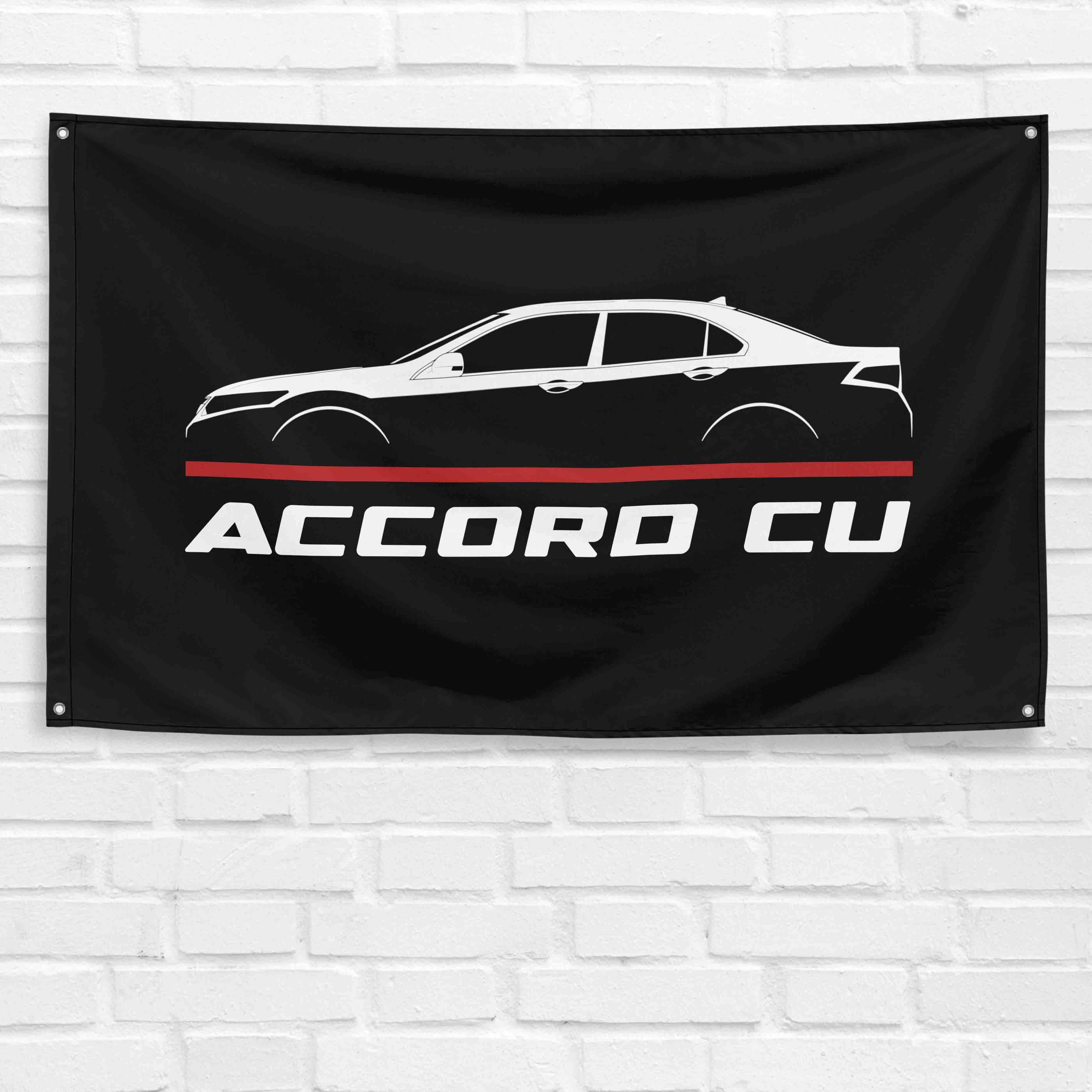 Accord CU 2008-2014 3x5 ft Flag Garage Wall Decor Birthday Gift Banner