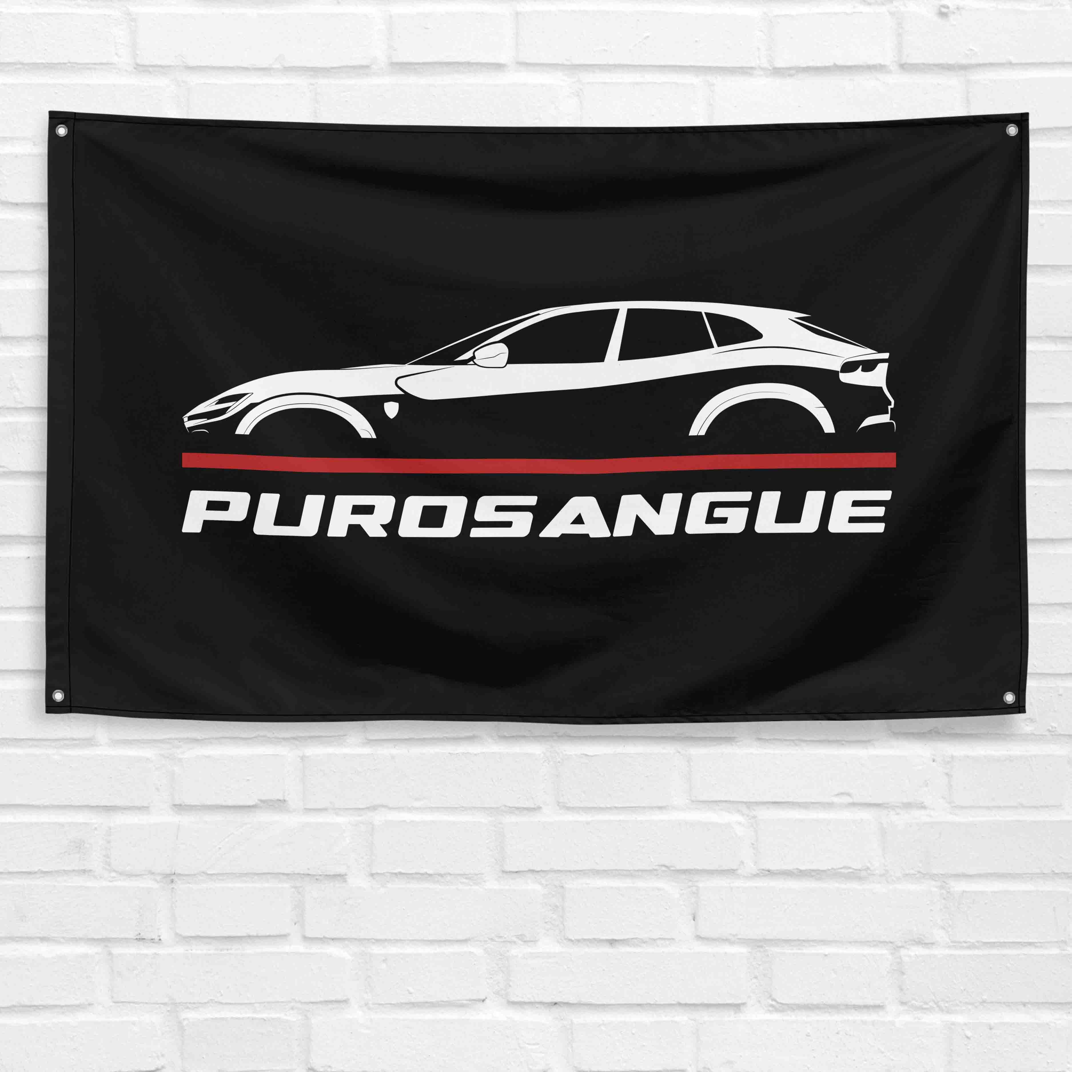 Purosangue 2023 3x5 ft Flag Garage Wall Decor Birthday Gift Banner